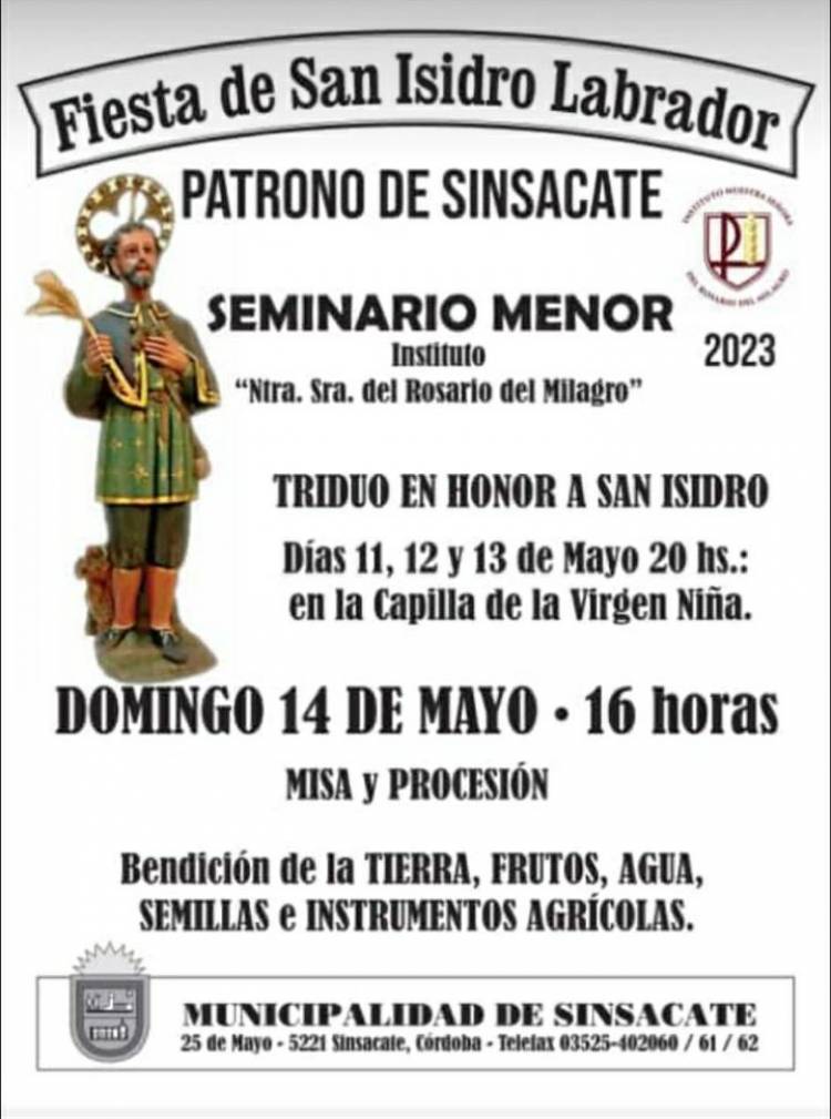 #Sinsacate : Fiesta Patronal en honor a SAN ISIDRO LABRADOR