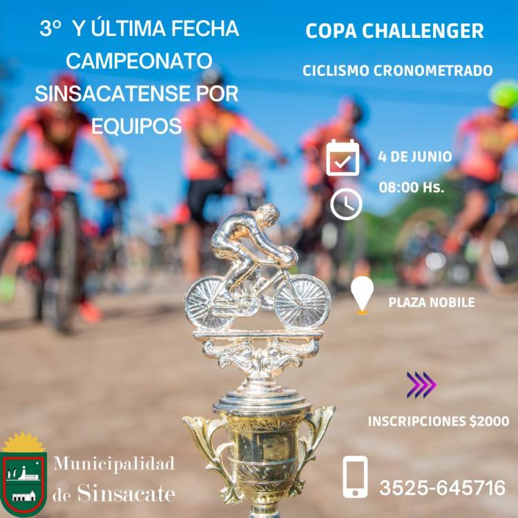 #Sinsacate : El Ciclismo ya tiene fecha para la gran final