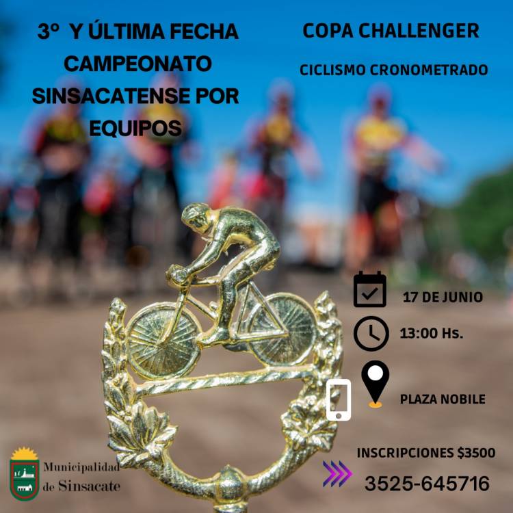 #Sinsacate : Nueva fecha para la Final del Ciclismo Cronometrado 2023