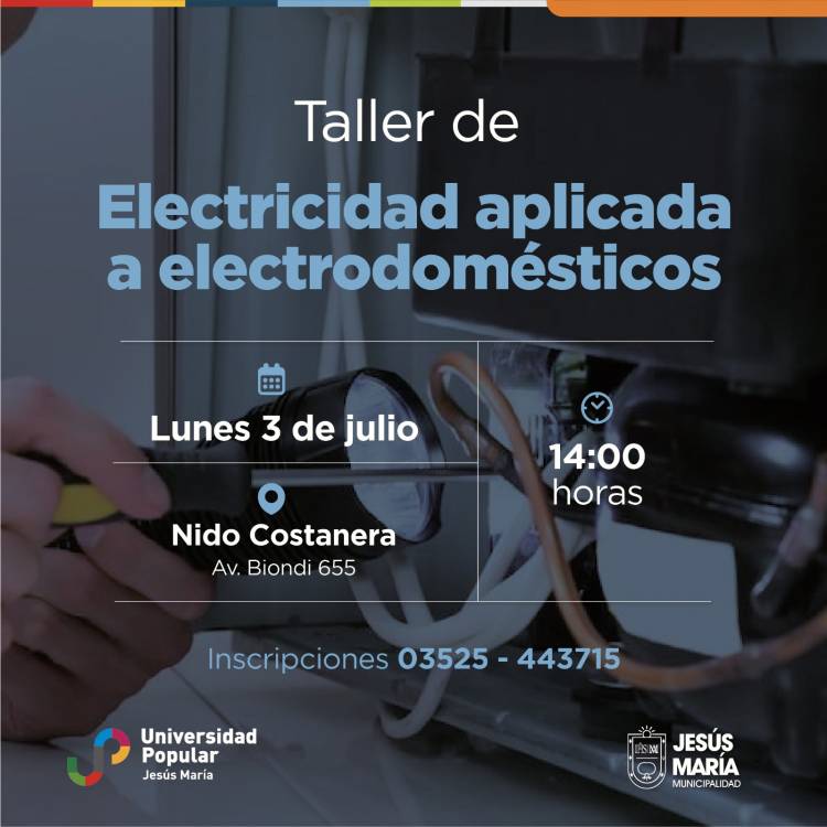 #JesusMaria : Nuevos talleres gratuitos en el Nido Costanera