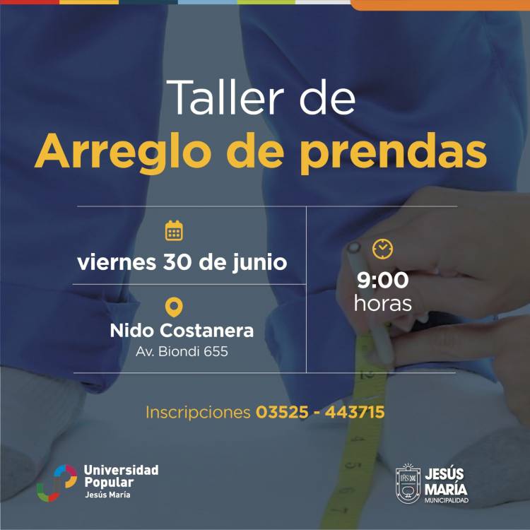 #JesusMaria : Nuevos talleres gratuitos en el Nido Costanera