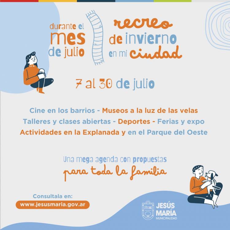 #JesusMaria : Actividades para el último fin de semana de vacaciones invernales