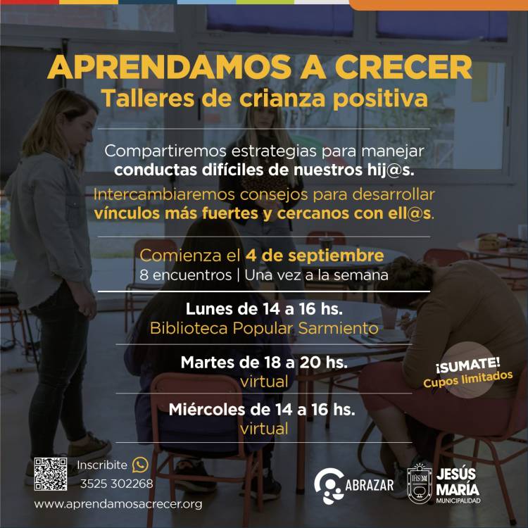 #JesusMaria : Nuevo taller sobre crianza positiva para las familias