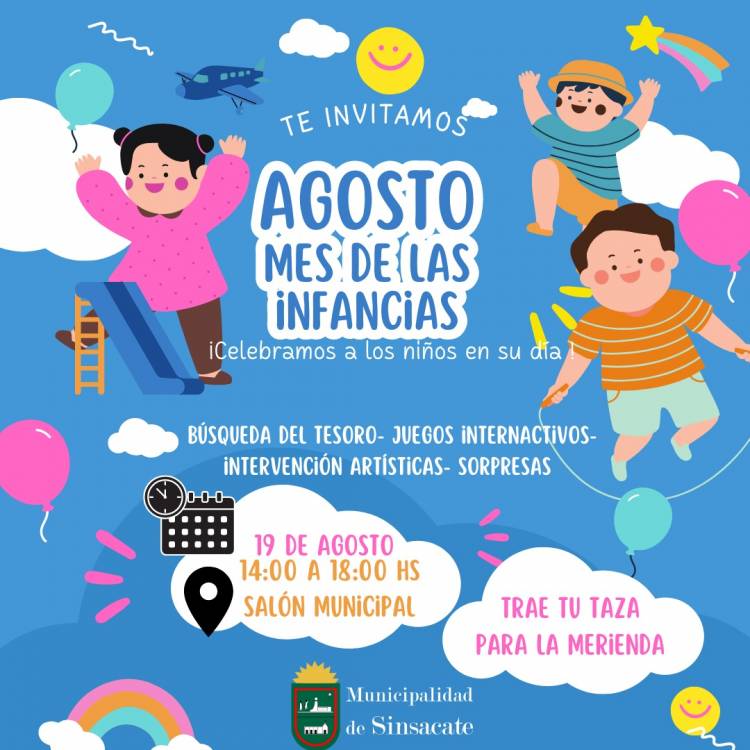 #Sinsacate : Gran celebración en el Mes de las Infancias