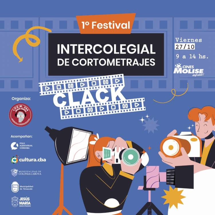 #JesusMaria : 1° Festival de Cine Intercolegial "Clack" organizado por el IPEM 294