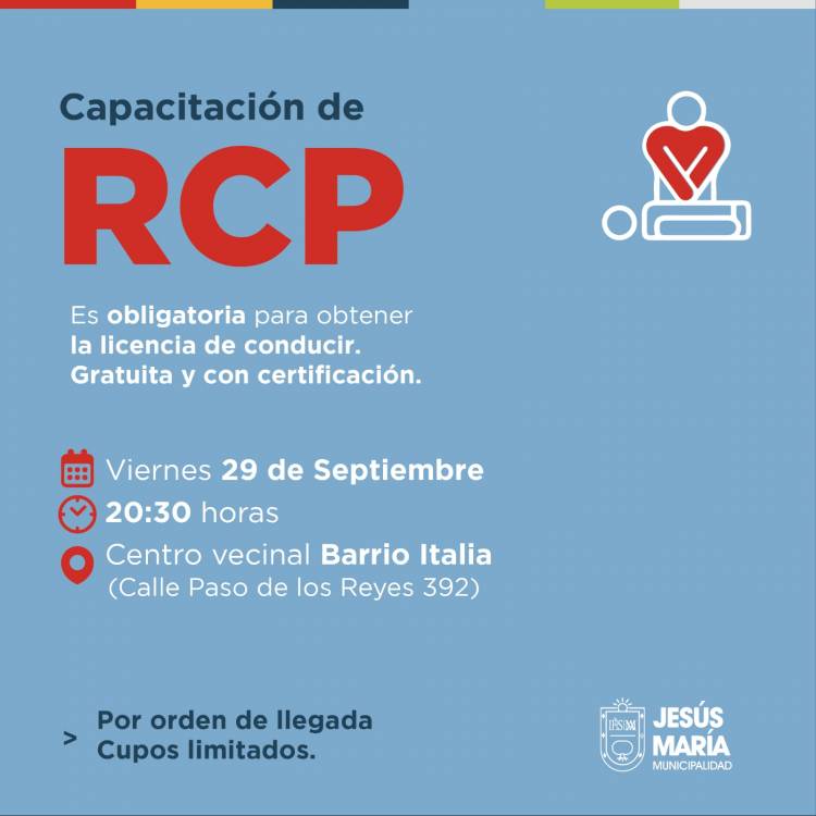 #JesusMaria : Curso de RCP en barrio Italia