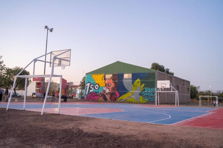 #JesusMaria : Se estrenó la nueva plaza deportiva "Viberti" en el CEF 