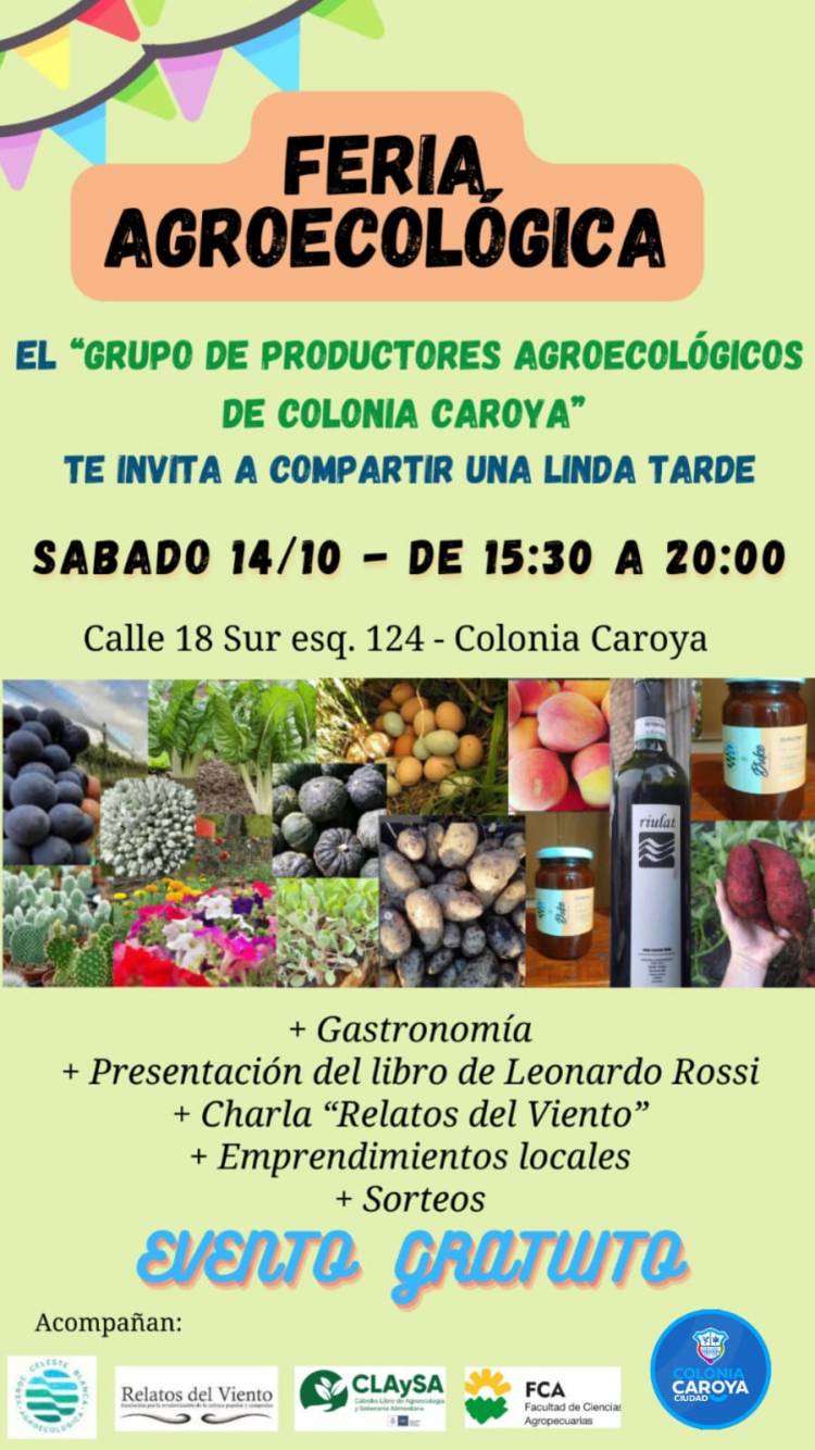 #ColoniaCaroya : Primera feria agroecológica 