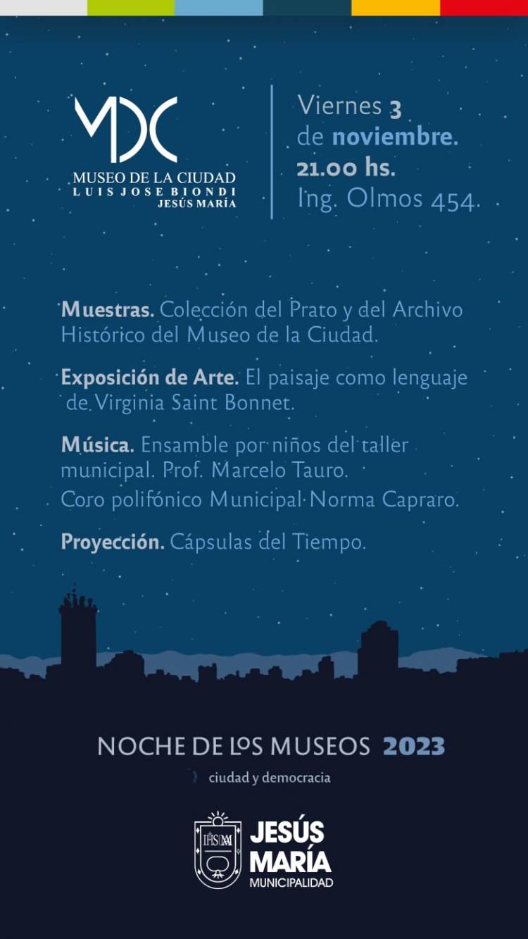 #JesusMaria : Nueva edición de la Noche de los Museos