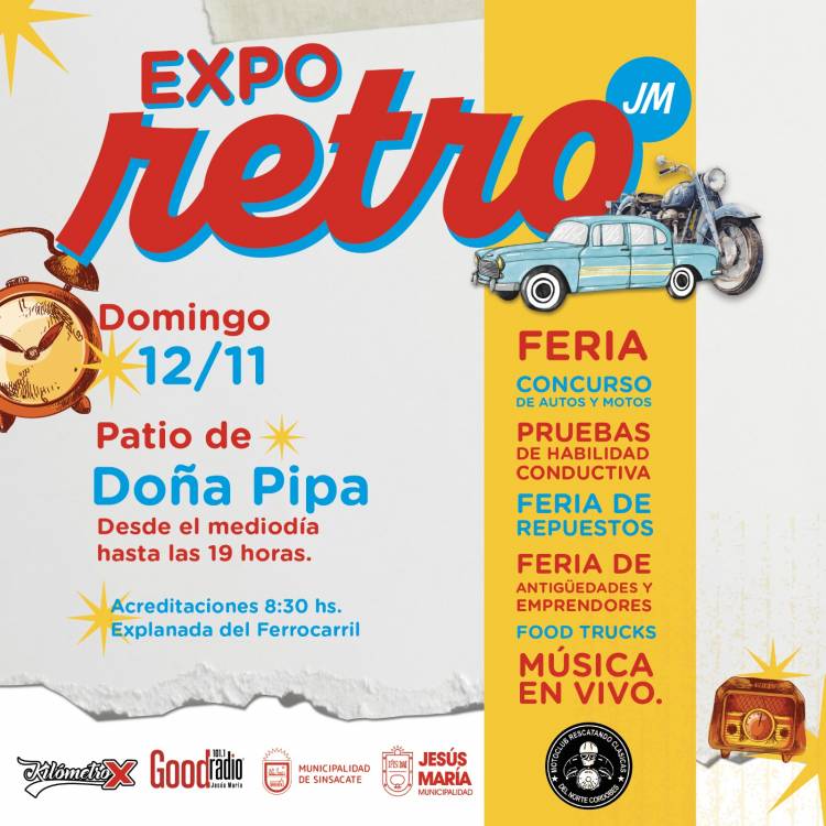 #JesusMaria : El Patio de Doña Pipa será escenario de la Expo Retro