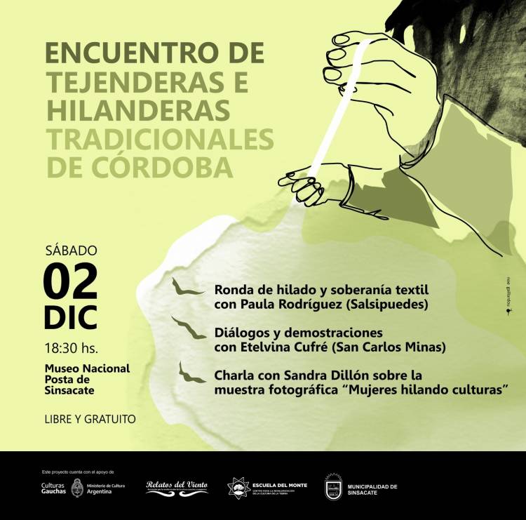 #Sinsacate : Se realizará el Encuentro de Tejedoras e Hilanderas