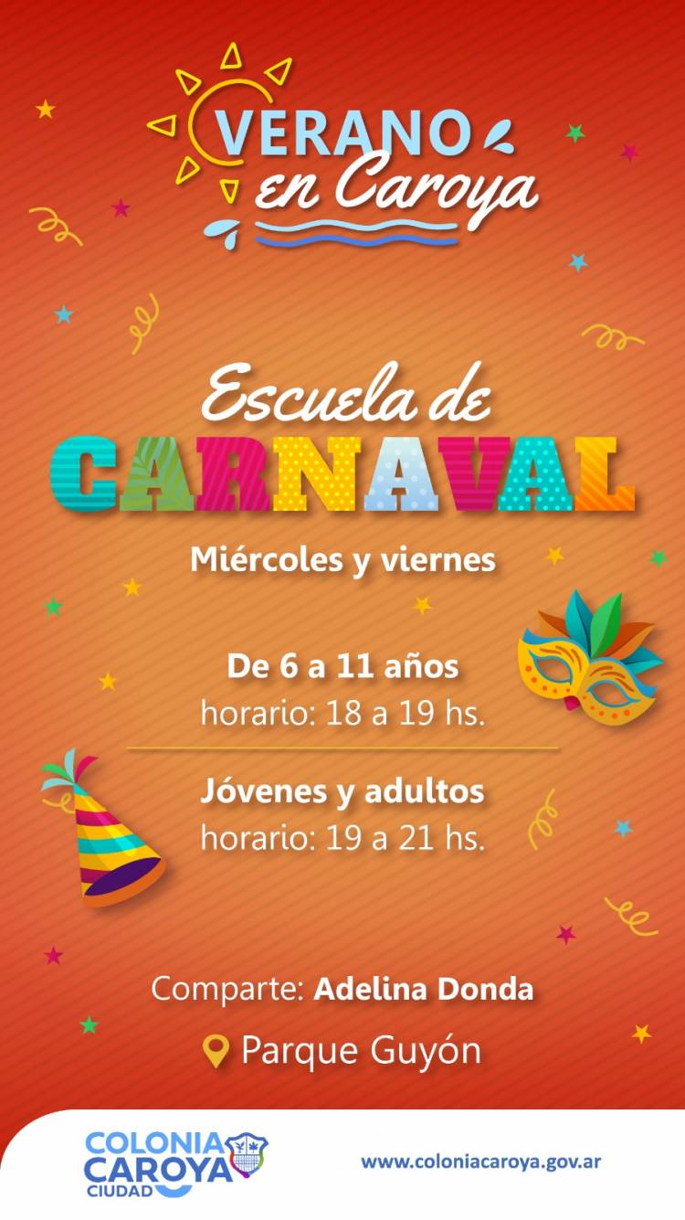 #ColoniaCaroya : La Municipalidad activa "¡Verano en Caroya!