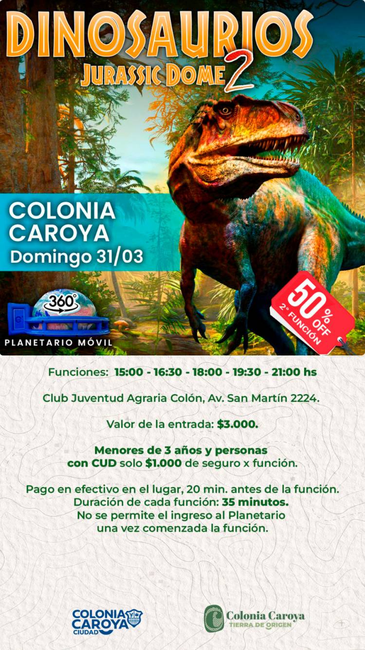#ColoniaCaroya : Planetario Móvil en el Club Agraria
