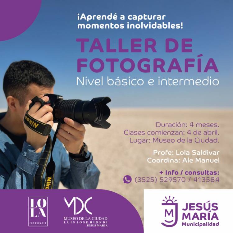 #JesusMaria : Taller de fotografía en el Museo de la Ciudad