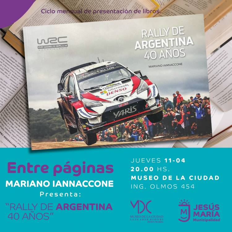 #JesusMaria :Presentación del libro “Rally de Argentina, 40 años”
