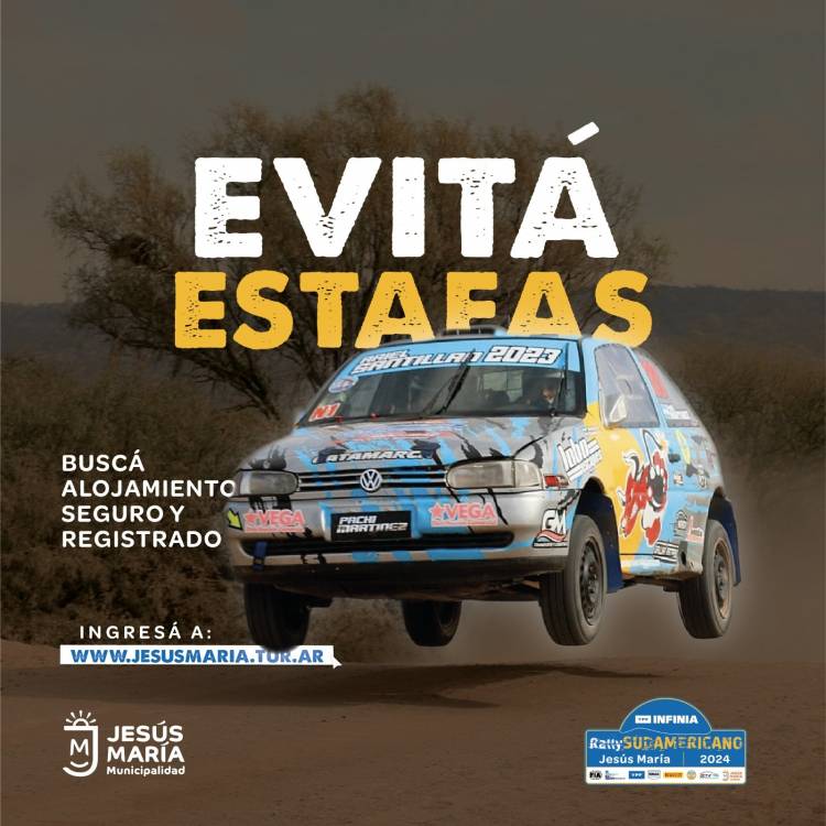 #JesusMaria : Registro de alojamientos habilitado por el Rally