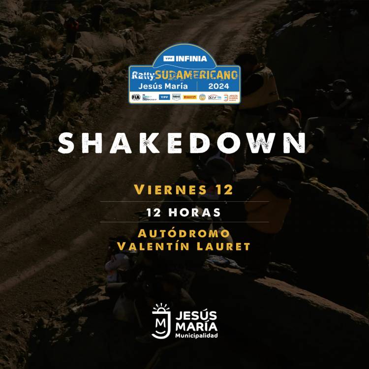 #JesusMaria : Cronograma de actividades para el fin de semana de Rally