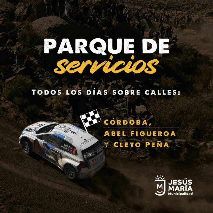#JesusMaria : Cronograma de actividades para el fin de semana de Rally