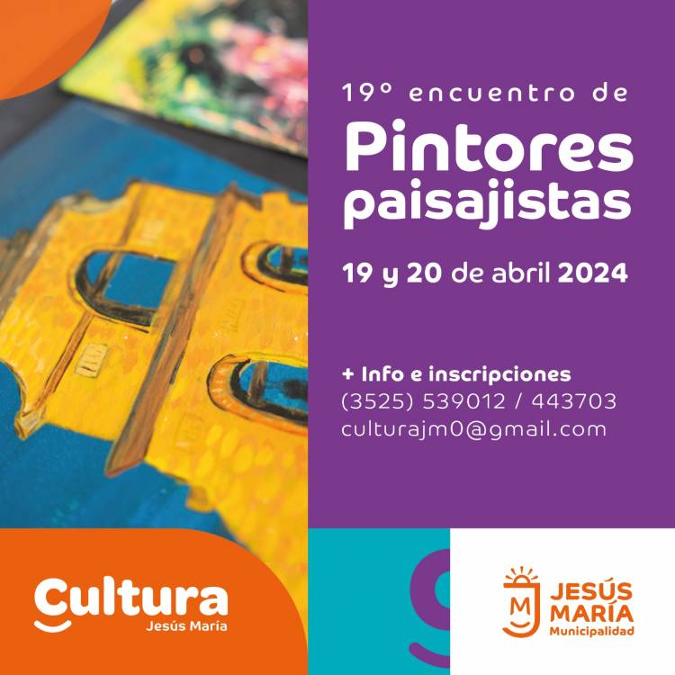 #JesusMaria : Convocatoria a artistas para el 19º Encuentro de Pintores Paisajistas
