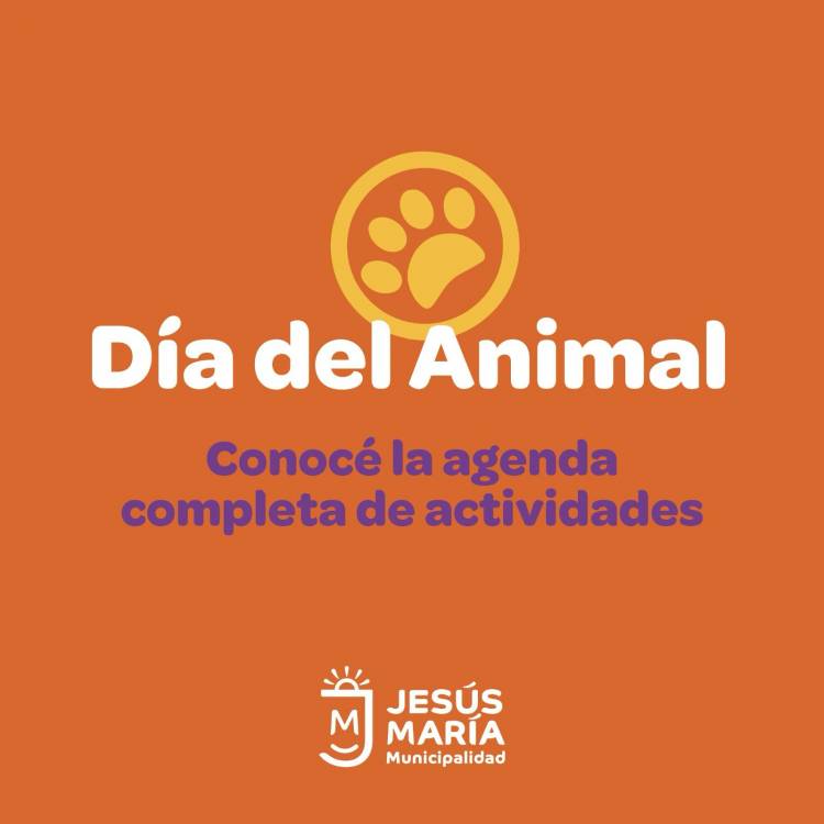 #JesusMaria : Agenda de actividades por el Día del Animal