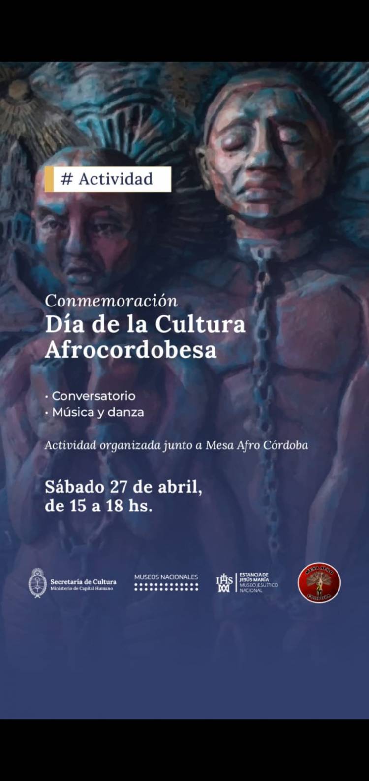 #JesusMaria : Actividad por el Día de la Cultura Afrocordobesa