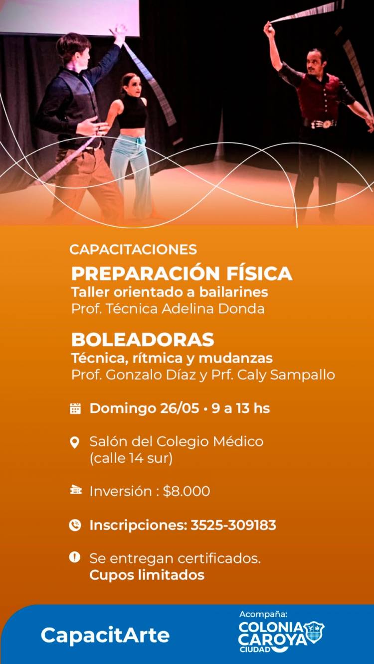 #ColoniaCaroya : Capacitación en Folklore