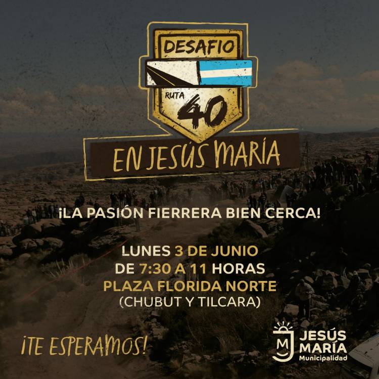 #JesusMaria : El Desafío Ruta 40 se disfruta en la ciudad