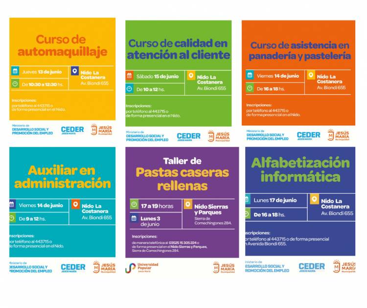 #JesusMaria : La Municipalidad ofrece cursos de oficios