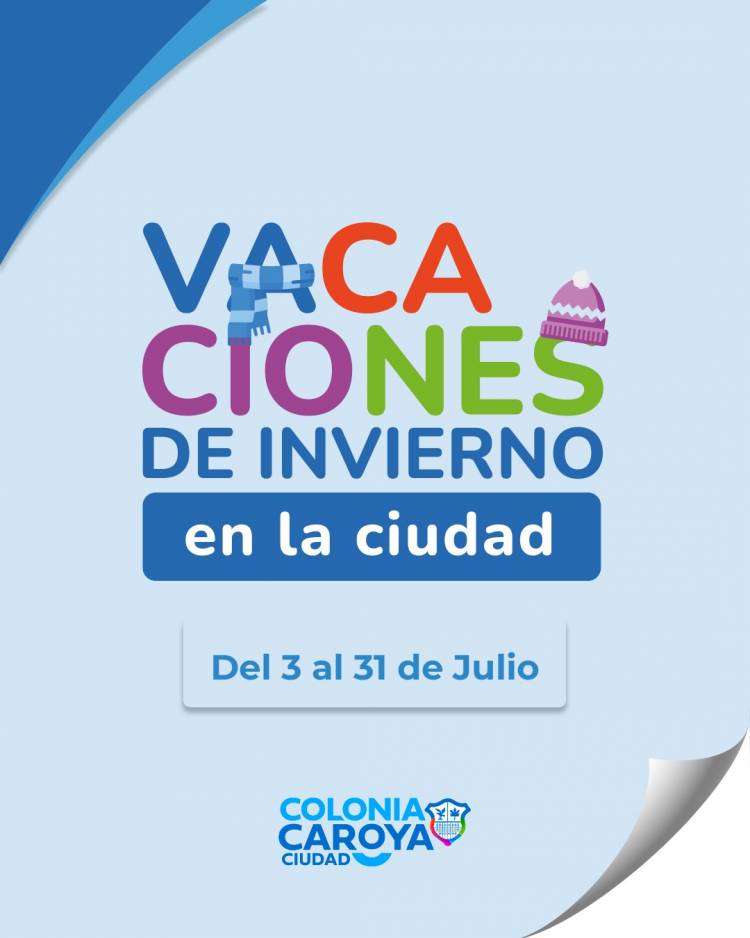 #ColoniaCaroya : Presentaron la agenda de julio