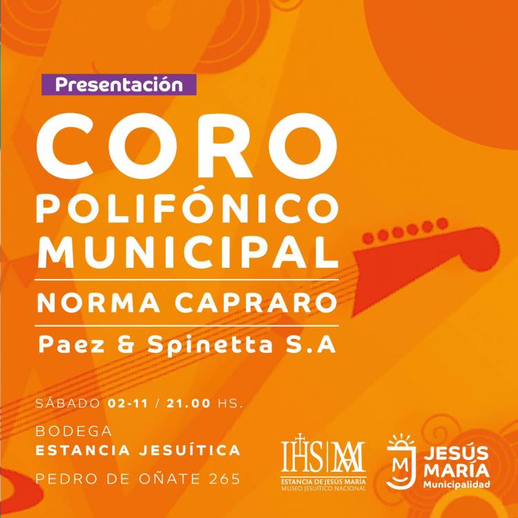 #JesusMaria : Presentación del Coro Norma Capraro en la Estancia Jesuítica