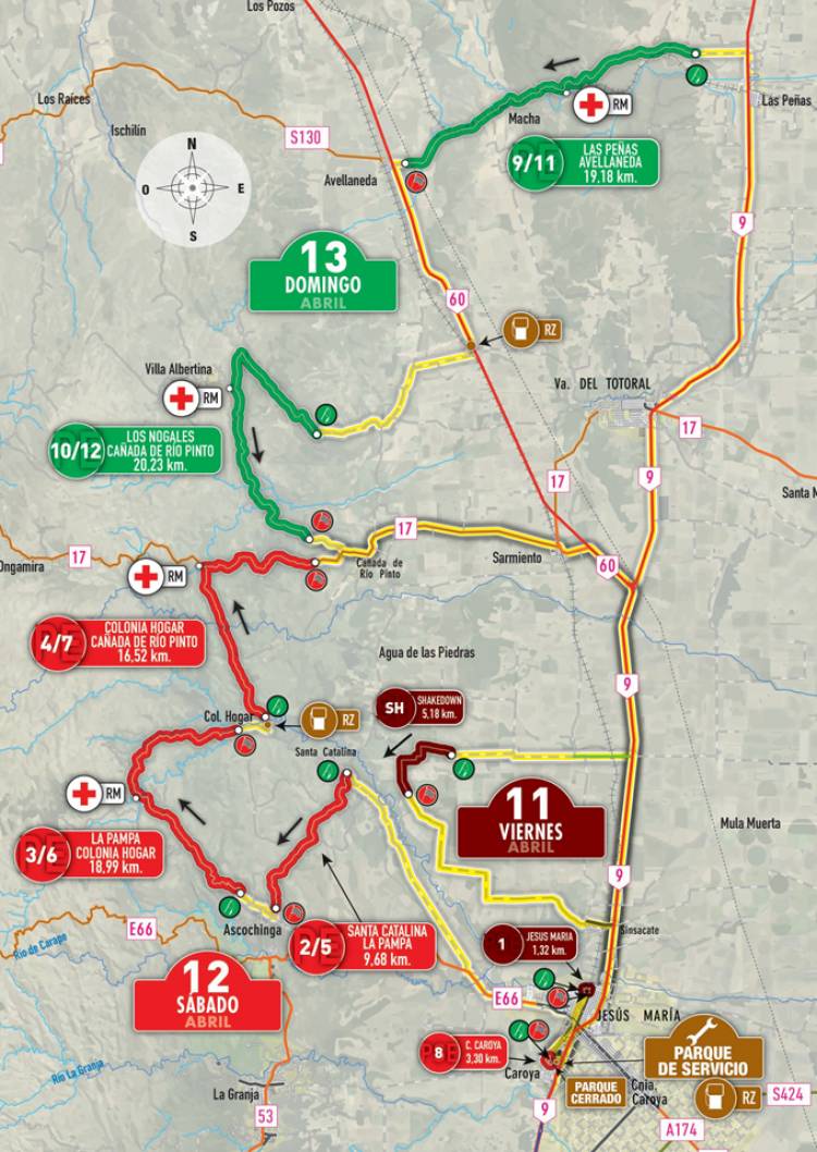 #JesusMaria : Programa y Cronograma del CAMPEONATO FIA CODASUR / CAMPEONATO RALLY ARGENTINO