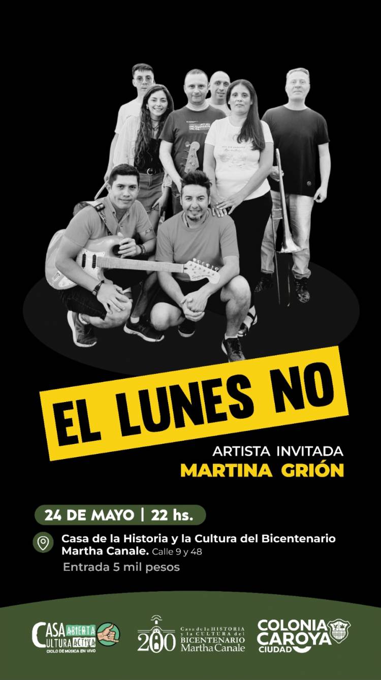 #ColoniaCaroya: Noche de música en la Casa de la Historia.