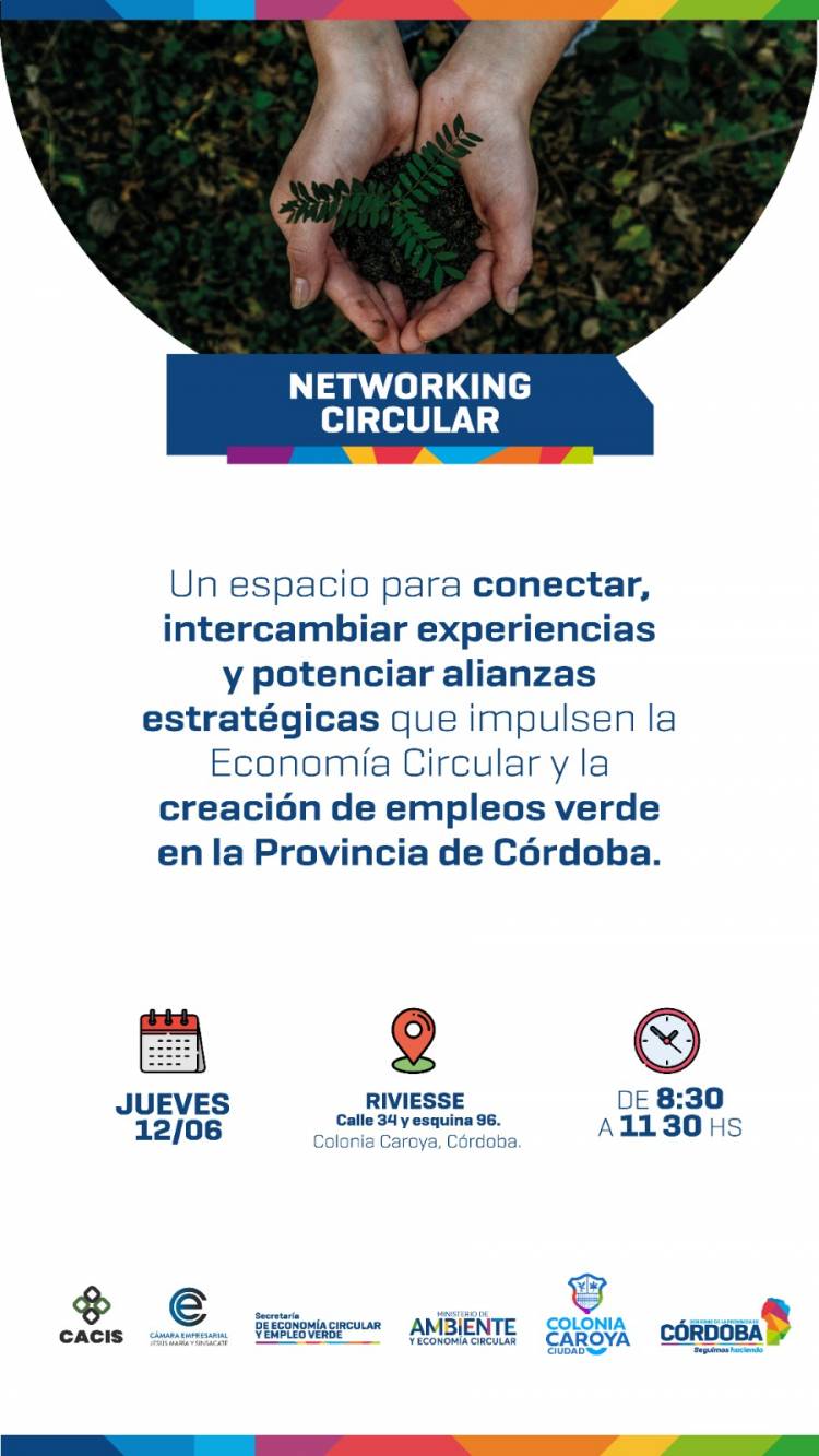#ColoniaCaroya : Networking Circular en Colonia Caroya