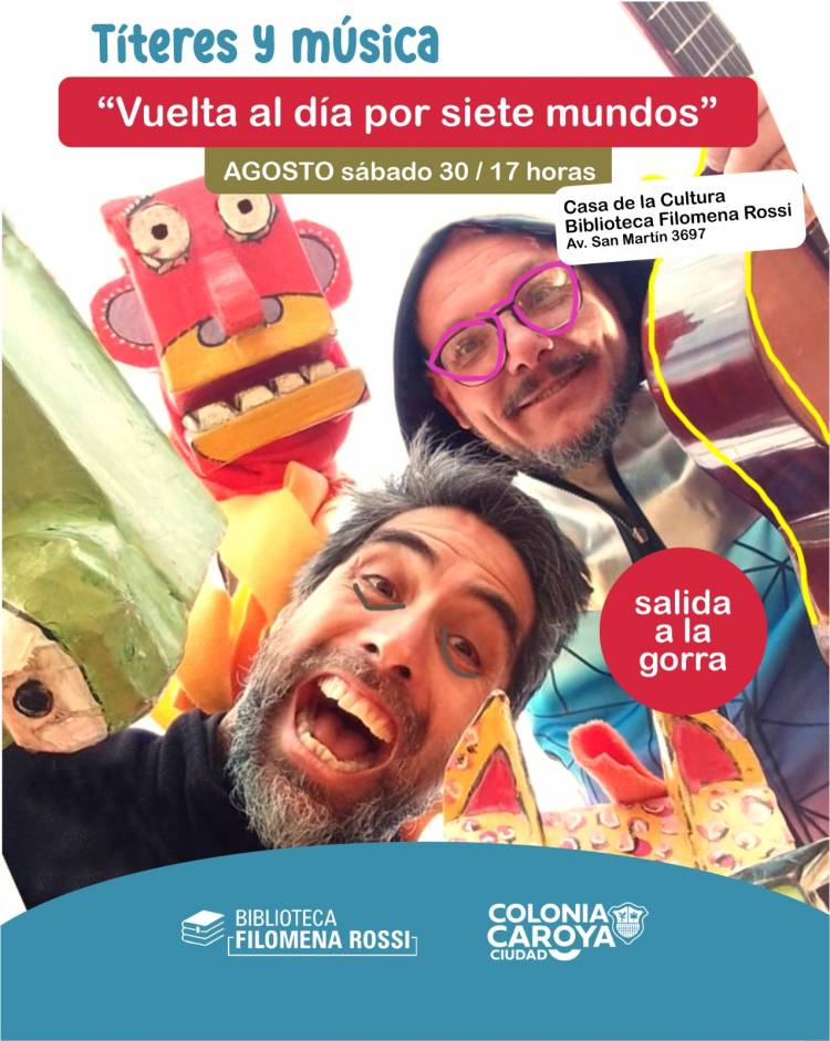 #COLONIACAROYA: Obra infantil para despedir el mes de las infancias