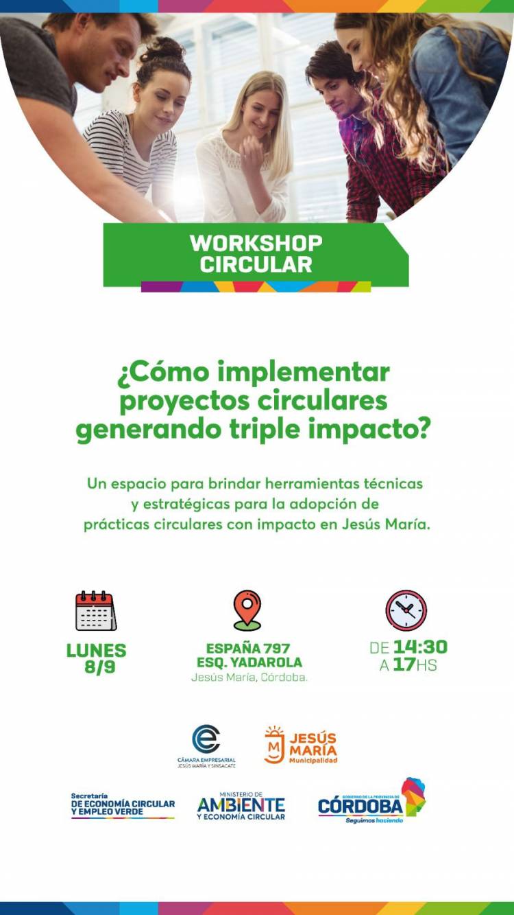 #JESUSMARIA : capacitarán a empresas y emprendedores en economía circular