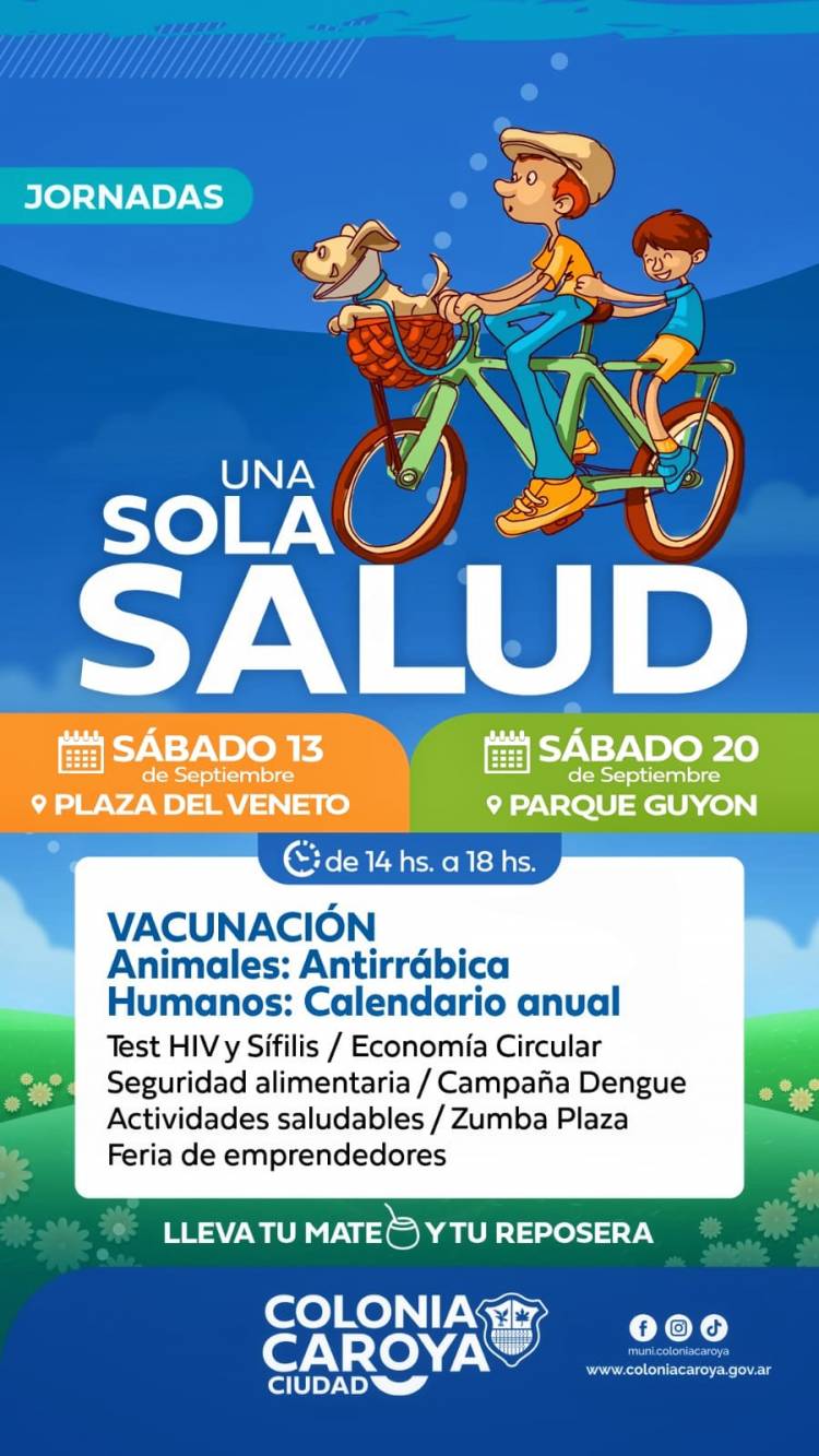 #COLONIA CAROYA - Jornadas especiales de Salud en Colonia Caroya