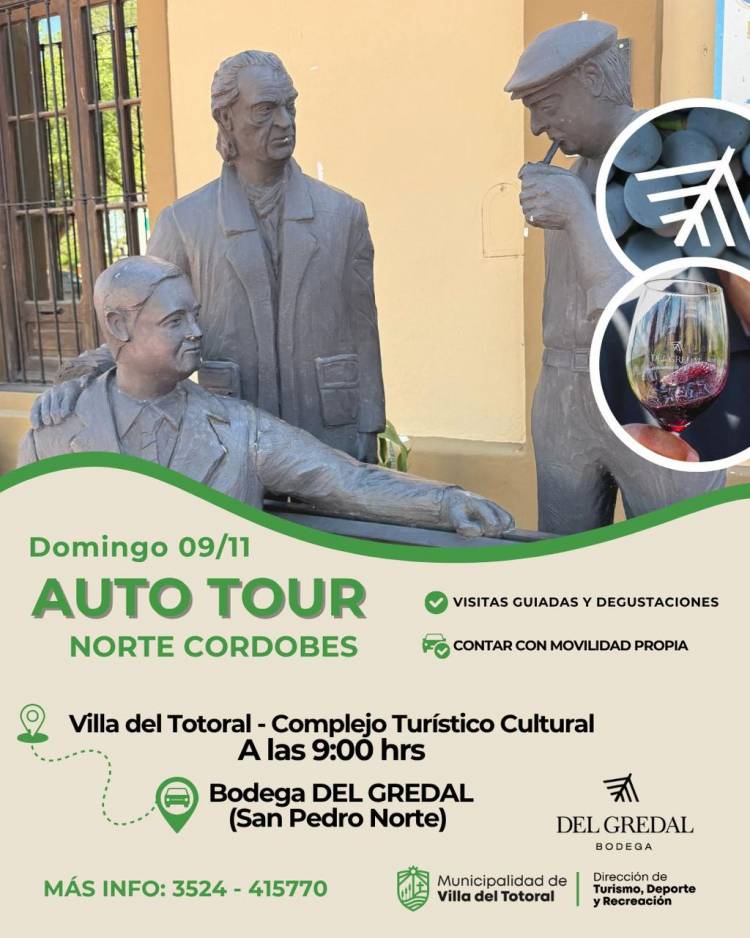 #VILLADELTOTORAL - AUTO TOUR NORTE CORDOBES
