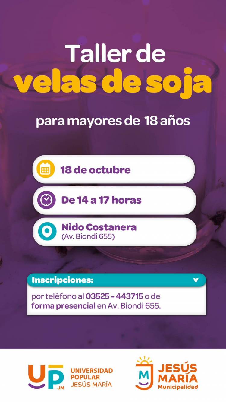 #JESUSMARIA - suma dos nuevos talleres gratuitos en los Nidos