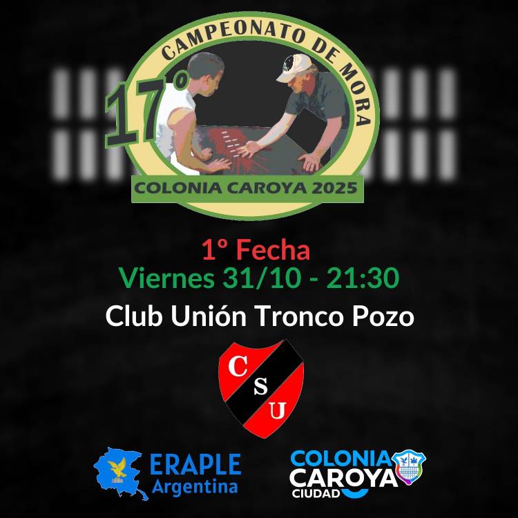 #COLONIACAROYA - Inicia el Campeonato de Mora