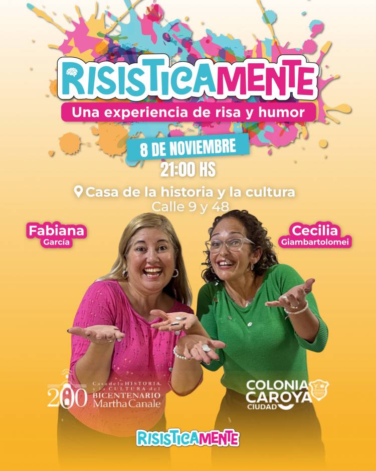 #ColoniaCaroya: RISISTICAMENTE: el poder sanador de la risa llega a Córdoba