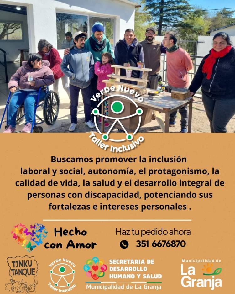 #LaGranja:  Taller de Carpintería Inclusivo VerDe Nuevo