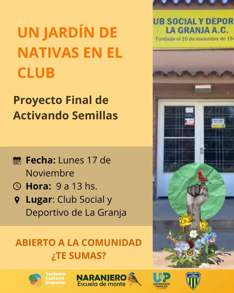 #LaGranja: UN JARDÍN DE NATIVAS EN EL CLUB DE LA GRANJA