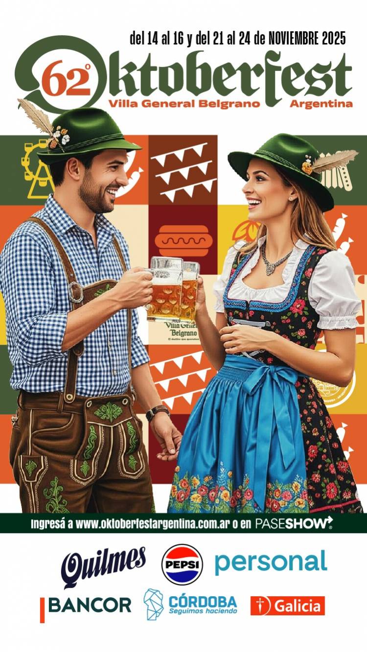 #VillaGeneralBelgrano: Oktoberfest 2025: Villa General Belgrano se prepara para una edición histórica llena de tradición, música y nuevas experiencias