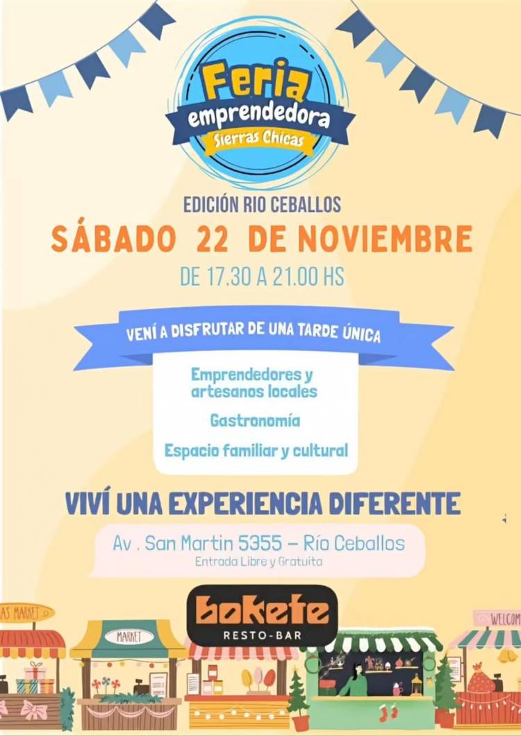 #RioCeballos: Río Ceballos se prepara para otra edición de su Feria Emprendedora