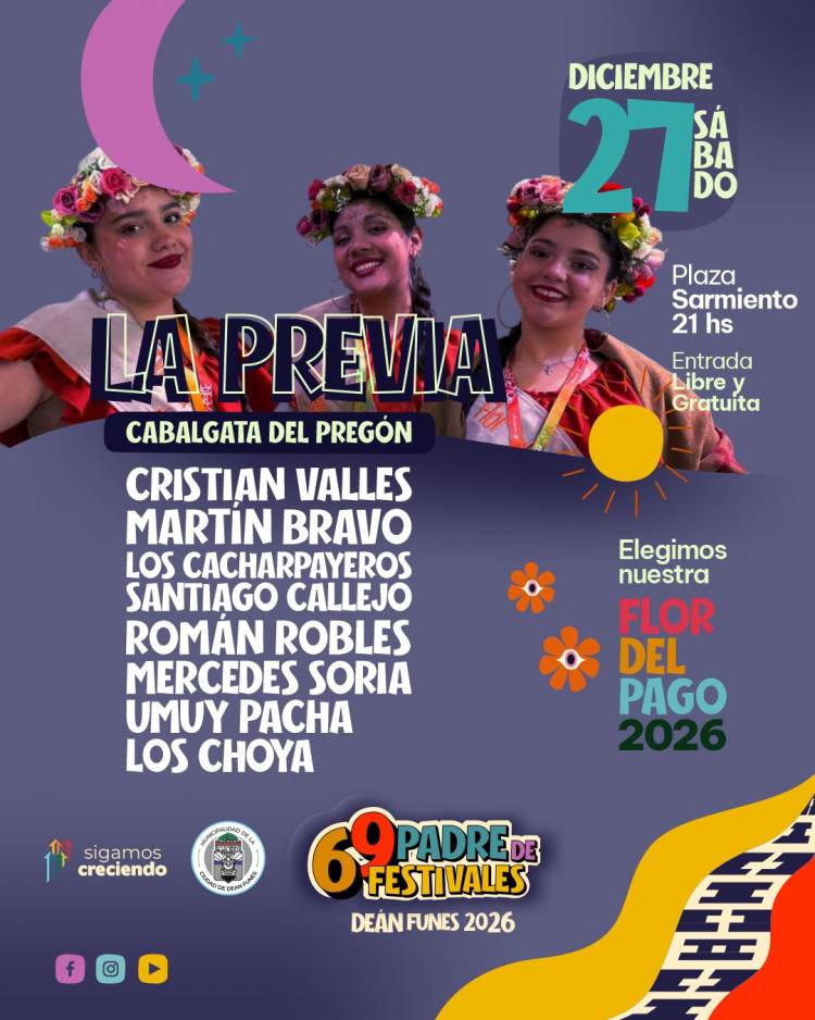 #DeanFunes: La Previa del Pregón: Deán Funes en modo fiesta rumbo al 69° Padre de Festivales