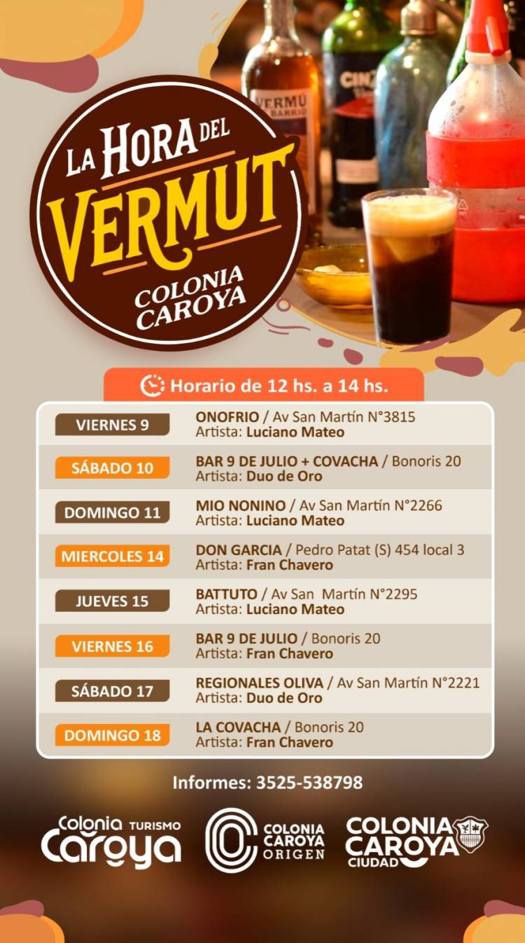 #ColoniaCaroya: Colonia Caroya levanta la copa y marca la hora justa: vuelve el ritual del vermut