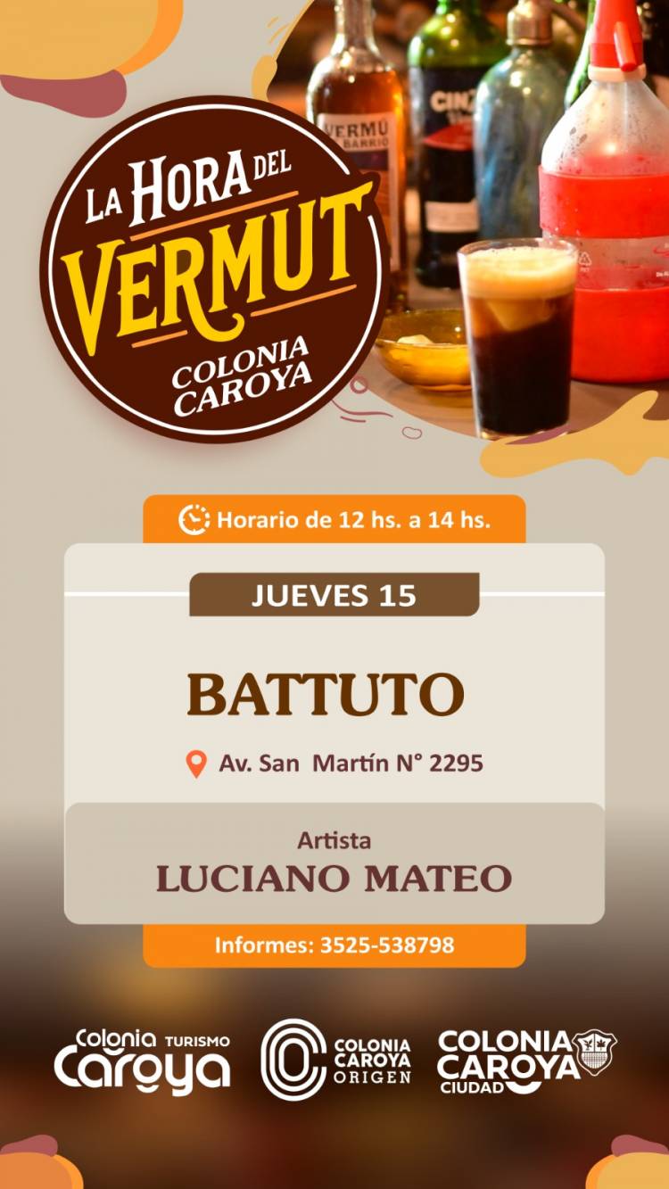 #COLONIACAROYA: Colonia Caroya levanta la copa: vuelve “La Hora del Vermut” con sabor, música y tradición