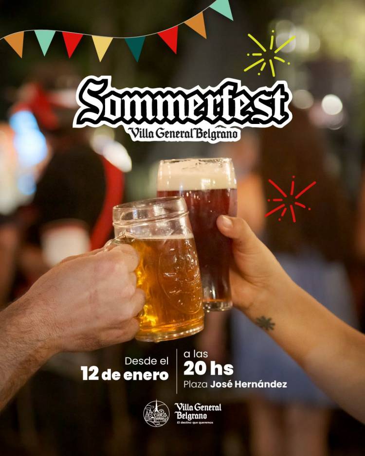 #VILLAGRALBELGRANO - invita a disfrutar de la Sommerfest durante enero y febrero