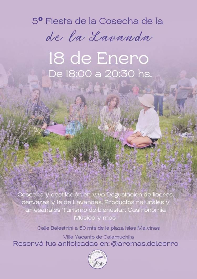 #VILLAGRALBELGRANO - celebra la 5ª edición de la Fiesta de la Cosecha de la Lavanda