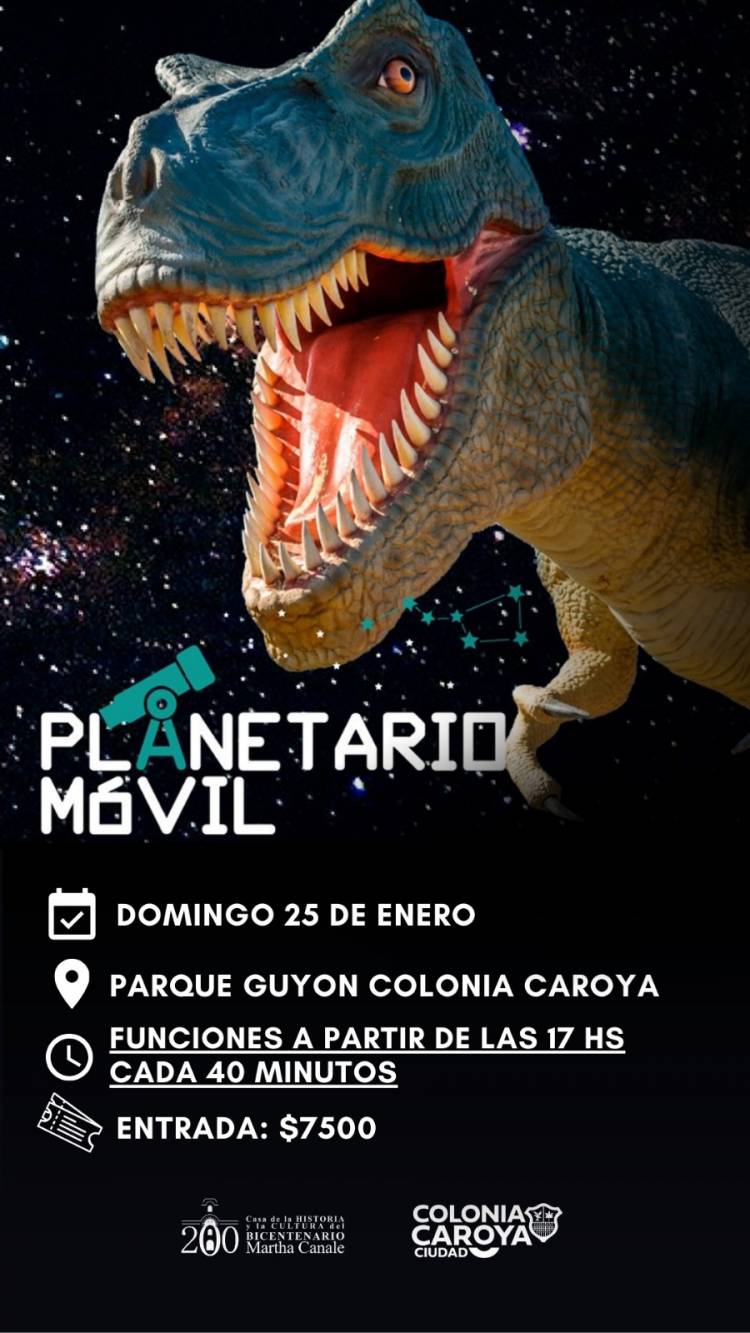 #COLONIACAROYA : ¡Vuelve el Planetario Móvil 360°!